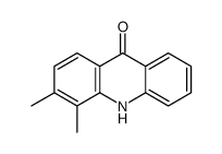 3,4-dimethyl-10H-acridin-9-one结构式
