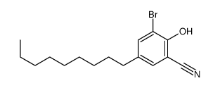3-bromo-2-hydroxy-5-nonylbenzonitrile结构式