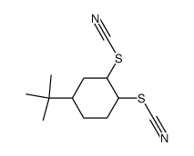 r-4-tert-Butyl-c-1,t-2-bis(thiocyanato)cyclohexan Structure