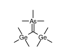bis(trimethylgermyl)methylidene-trimethyl-λ5-arsane Structure