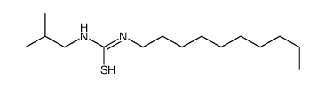 1-decyl-3-(2-methylpropyl)thiourea结构式