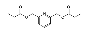 Propionic acid 6-propionyloxymethyl-pyridin-2-ylmethyl ester Structure