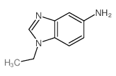 1-乙基-1H-苯并咪唑-5-胺结构式