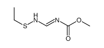 methyl N-[(ethylsulfanylamino)methylidene]carbamate Structure