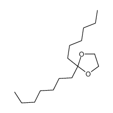 2-heptyl-2-hexyl-1,3-dioxolane Structure