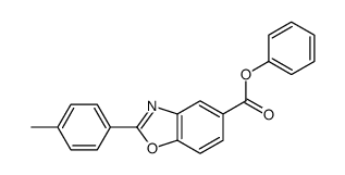 phenyl 2-(4-methylphenyl)-1,3-benzoxazole-5-carboxylate Structure