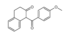 1-(4-methoxybenzoyl)-3,4-dihydro-1H-naphthalen-2-one Structure