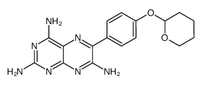 6-(4-tetrahydropyran-2-yloxy-phenyl)-pteridine-2,4,7-triamine Structure