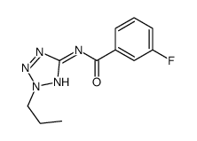 Benzamide, 3-fluoro-N-(2-propyl-2H-tetrazol-5-yl)- (9CI) picture