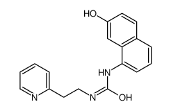1-(7-hydroxynaphthalen-1-yl)-3-(2-pyridin-2-ylethyl)urea Structure