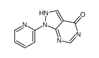 1-pyridin-2-yl-2H-pyrazolo[3,4-d]pyrimidin-4-one Structure