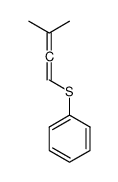3-methylbuta-1,2-dienylsulfanylbenzene结构式