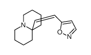 5-[2-(1,2,3,4,6,7,8,9-octahydroquinolizin-9a-yl)ethenyl]-1,2-oxazole Structure