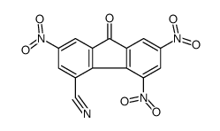 2,5,7-trinitro-9-oxofluorene-4-carbonitrile结构式
