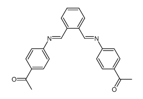 4,4'-(o-Phenylenbismethylenimino)-diacetophenon结构式