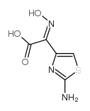 2-(2-Aminothiazole-4-yl)-2-hydroxyiminoacetic acid structure