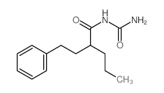 N-carbamoyl-2-phenethyl-pentanamide结构式