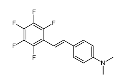 N,N-dimethyl-4-[2-(2,3,4,5,6-pentafluorophenyl)ethenyl]aniline Structure