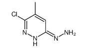 3-Chloro-6-hydrazinyl-4-Methylpyridazine Structure