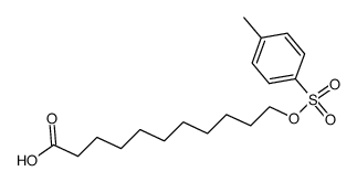 (11-p-tolylsulfonyloxy)undecanoic acid Structure