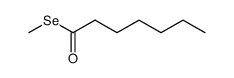 Se-methyl heptaneselenoate结构式