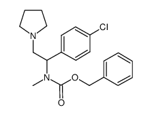 1-PYRROLIDIN-2-(4'-CHLOROPHENYL)-2-(N-CBZ-N-METHYL)AMINO-ETHANE picture