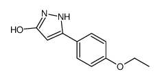 3H-Pyrazol-3-one,5-(4-ethoxyphenyl)-1,2-dihydro-(9CI)结构式