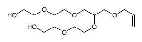 2-[2-[2-[2-(2-hydroxyethoxy)ethoxy]-3-prop-2-enoxypropoxy]ethoxy]ethanol Structure