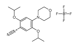 2,5-bis(1-methylethoxy)-4-(morpholino)benzenediazonium tetrafluoroborate结构式