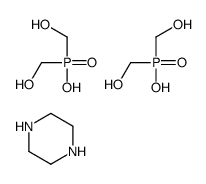 bis(hydroxymethyl)phosphinic acid,piperazine结构式