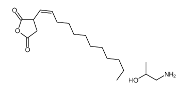 1-aminopropan-2-ol,3-[(Z)-dodec-1-enyl]oxolane-2,5-dione Structure