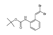 2-(gem-dibromovinyl)-N-(tert-butoxycarbonyl)aniline Structure