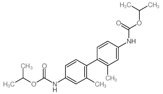 propan-2-yl N-[3-methyl-4-[2-methyl-4-(propan-2-yloxycarbonylamino)phenyl]phenyl]carbamate结构式
