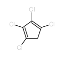 1,2,3,4-Tetrachloro-1,3-cyclopentadiene结构式