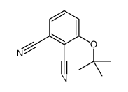 1,2-Benzenedicarbonitrile,3-(1,1-dimethylethoxy)-(9CI) Structure