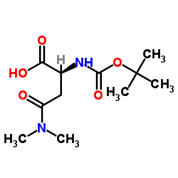 (S)-2-((TERT-BUTOXYCARBONYL)AMINO)-4-(DIMETHYLAMINO)-4-OXOBUTANOIC ACID picture