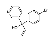 alpha-(4-bromophenyl)-alpha-vinylpyridine-3-methanol Structure