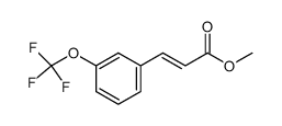 3-[3-(Trifluoromethoxy)phenyl]-2-propenoic acid methyl ester Structure