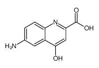 2-Quinolinecarboxylicacid,6-amino-4-hydroxy-(9CI) structure