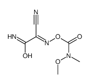 [(2-amino-1-cyano-2-oxoethylidene)amino] N-methoxy-N-methylcarbamate Structure