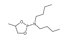 dibutyl-(4-methyl-[1,3,2]dioxaphospholan-2-yl)-amine结构式