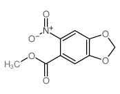 Methyl 3,4-methylenedioxy-6-nitrobenzoate结构式