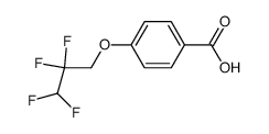 4-(2,2,3,3-tetrafluoropropoxy)benzoic acid Structure