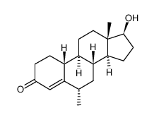 17β-hydroxy-6α-methyl-estr-4-en-3-one Structure