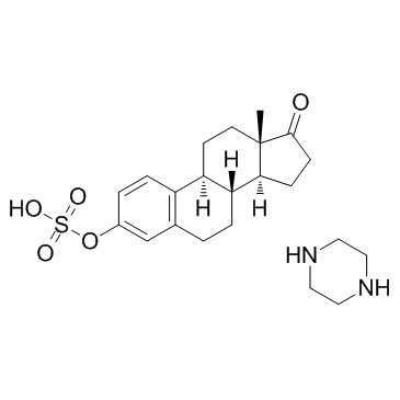 雌酮硫酸酯哌嗪结构式
