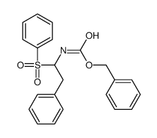 benzyl N-[1-(benzenesulfonyl)-2-phenylethyl]carbamate Structure