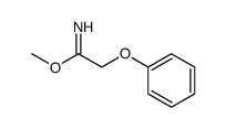 Ethanimidic acid, 2-phenoxy-, methyl ester (9CI) structure