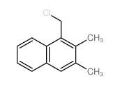 1-(chloromethyl)-2,3-dimethyl-naphthalene结构式