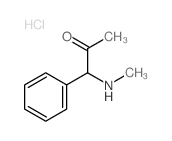 1-methylamino-1-phenyl-propan-2-one Structure