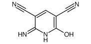 3,5-Pyridinedicarbonitrile,6-amino-1,2-dihydro-2-oxo-结构式